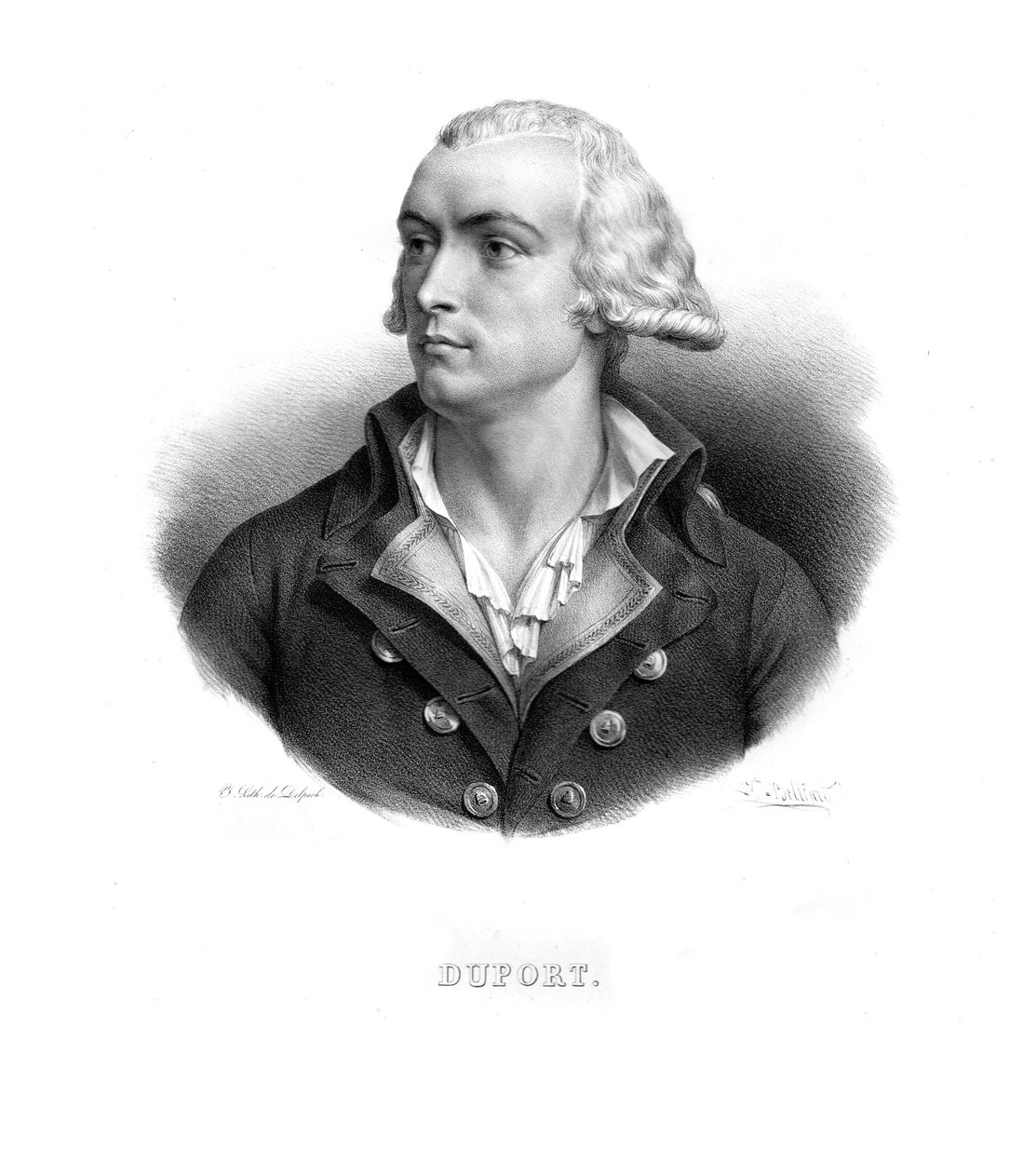 Adrien Duport, ok. 1820. autorstwa Zephirin Felix Jean Marius Belliard