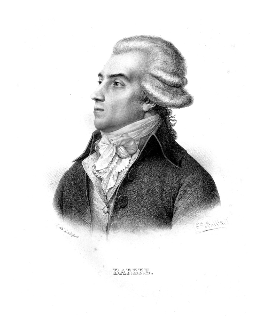 Bertrand Barere, ok. 1820 r. autorstwa Zephirin Felix Jean Marius Belliard