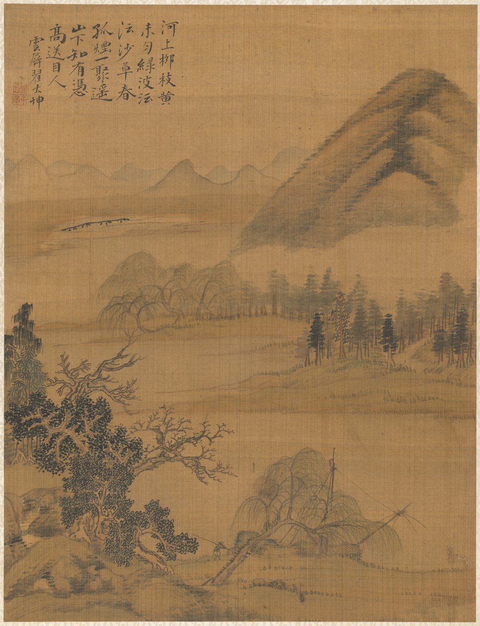 Krajobraz, 1775. autorstwa Zhai Dakun