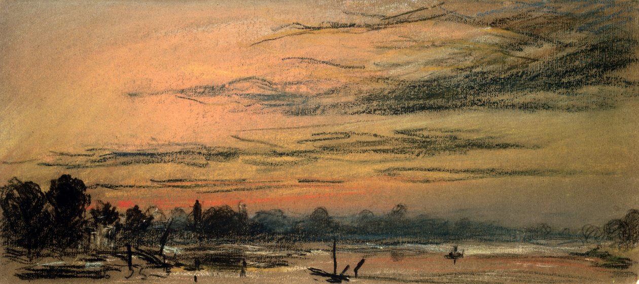 Afterglow dwie godziny po zachodzie słońca autorstwa Frederick (attr. to) Barnard