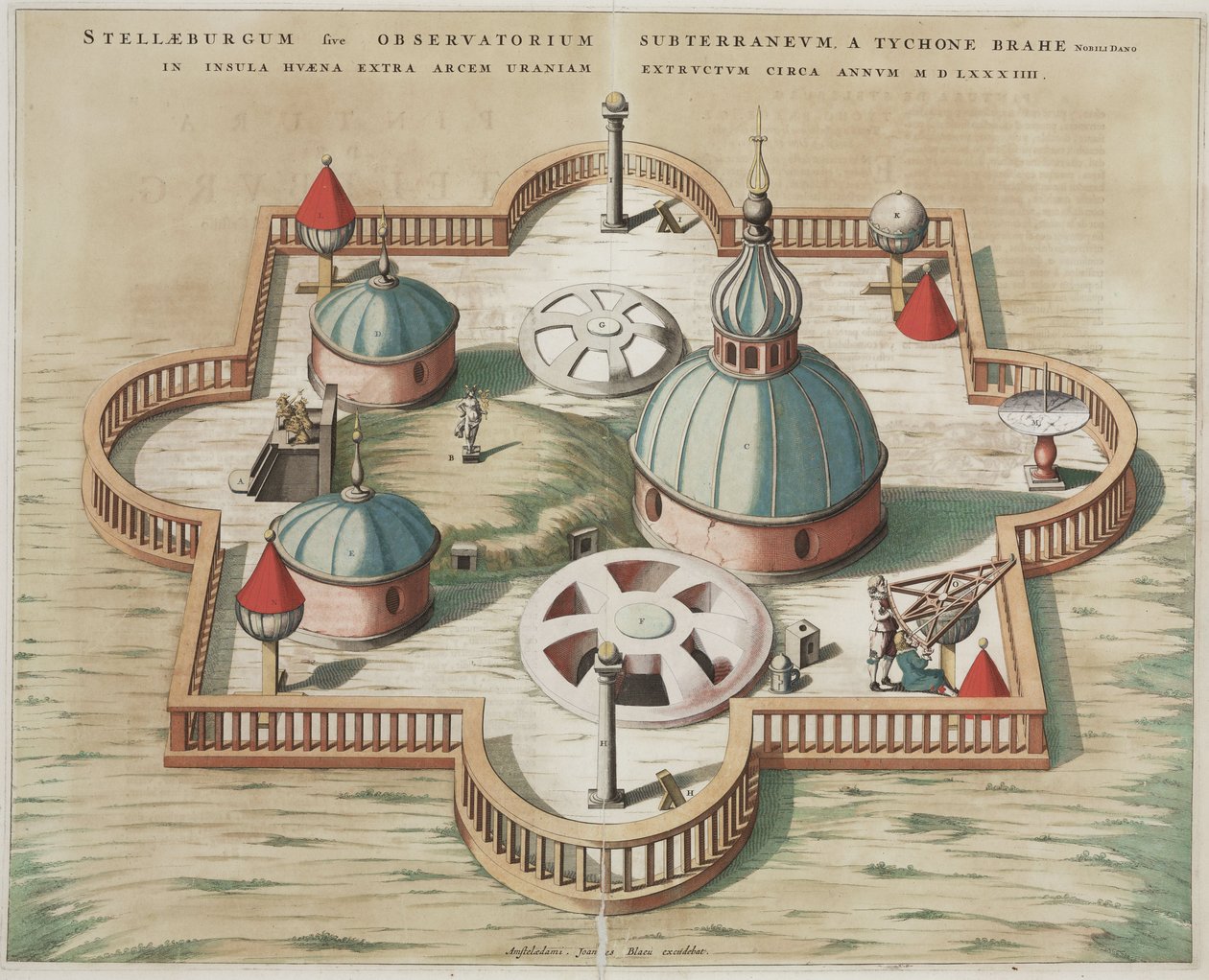 Obserwatorium Brahe w Stjerneborg, Hven autorstwa John Pardon