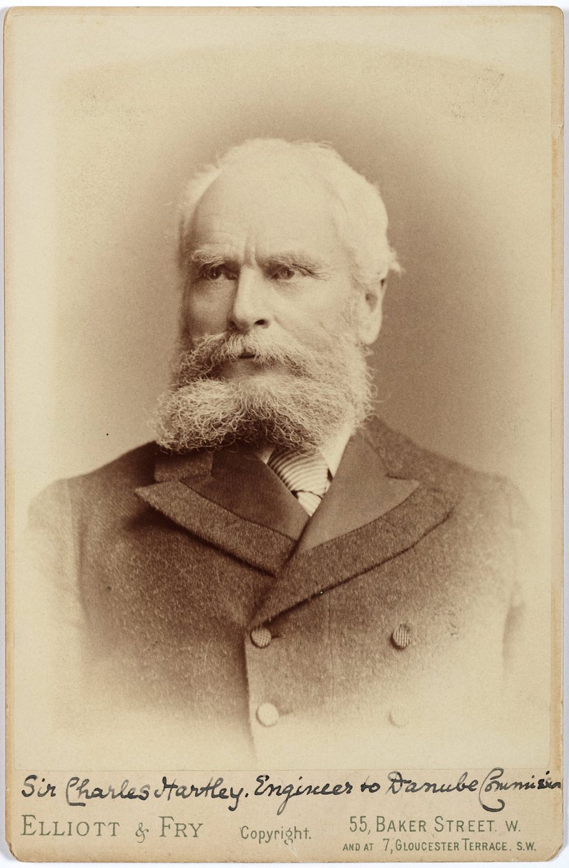 Charles A Hartley, brytyjski inżynier autorstwa Frederick (attr. to) Barnard