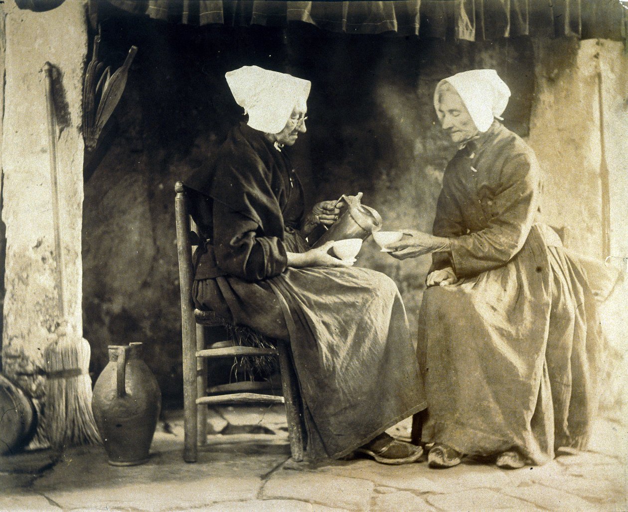 Kobiety pijące herbatę, około 1900 autorstwa Frederick (attr. to) Barnard