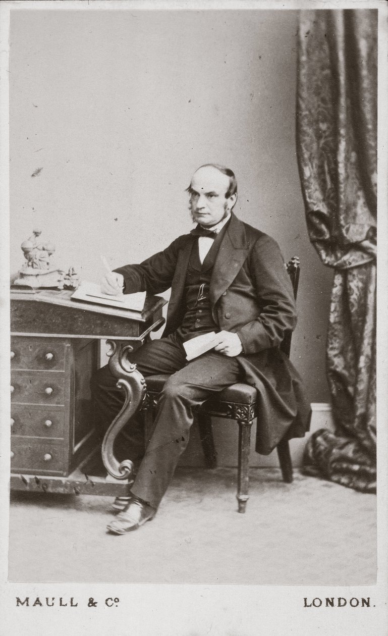 John Couch Adams, angielski astronom autorstwa Frederick (attr. to) Barnard