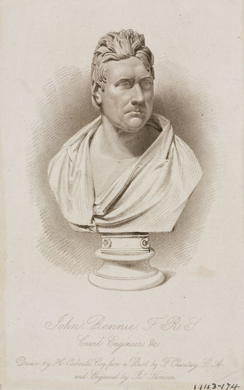 John Rennie, szkocki inżynier budownictwa, ok. 1810 r. autorstwa Frederick (attr. to) Barnard
