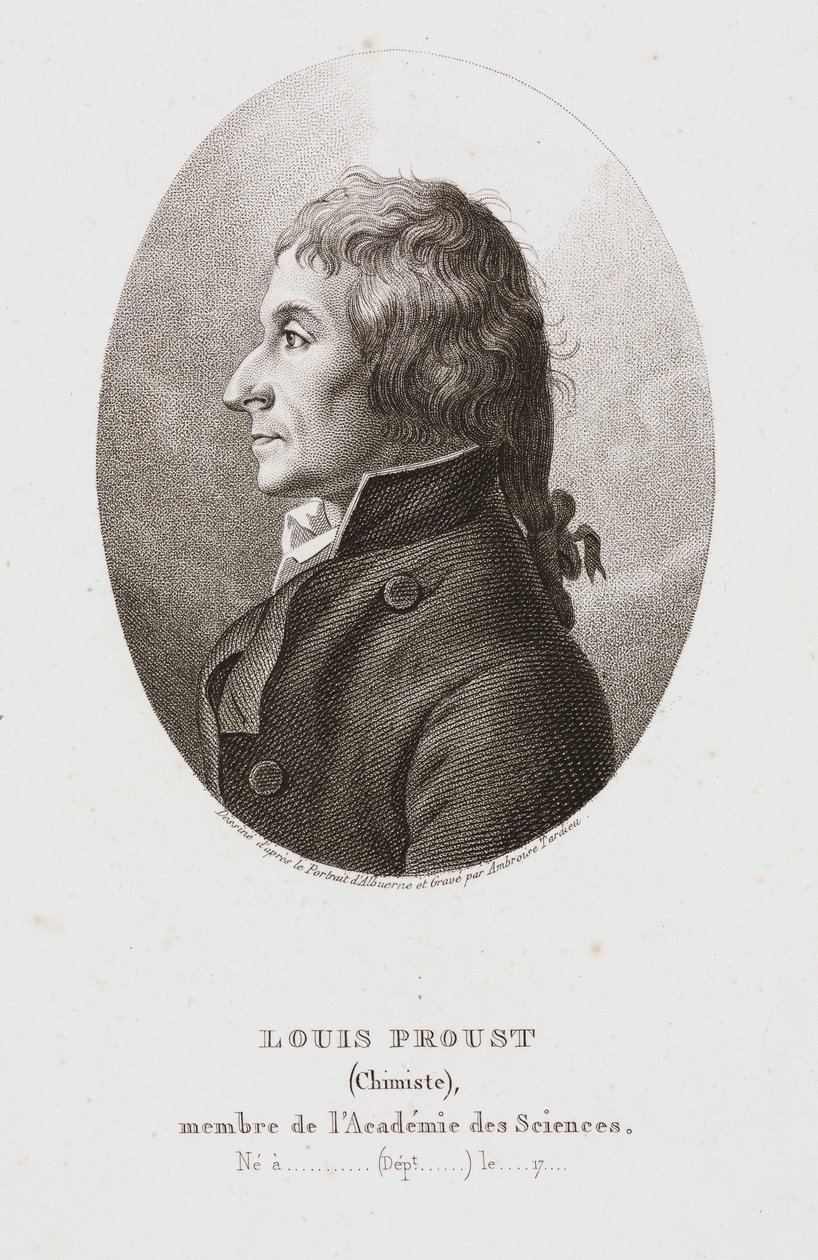 Joseph Louis Proust, francuski chemik, ok. 1795 autorstwa Frederick (attr. to) Barnard