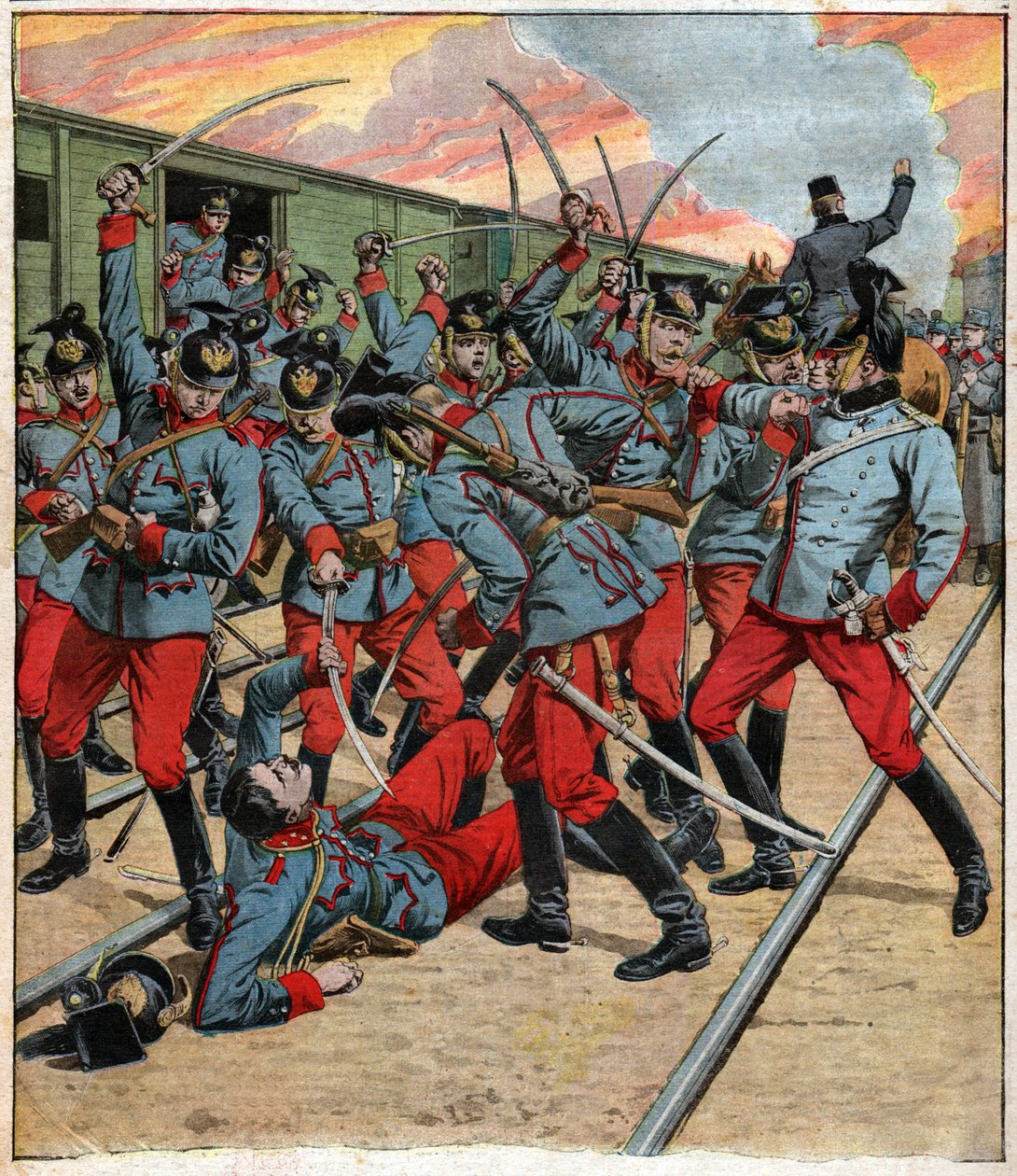 Bunt w Austrii Węgry. Bunt w Austrii Węgry. autorstwa Ferdinand Georg Waldmuller
