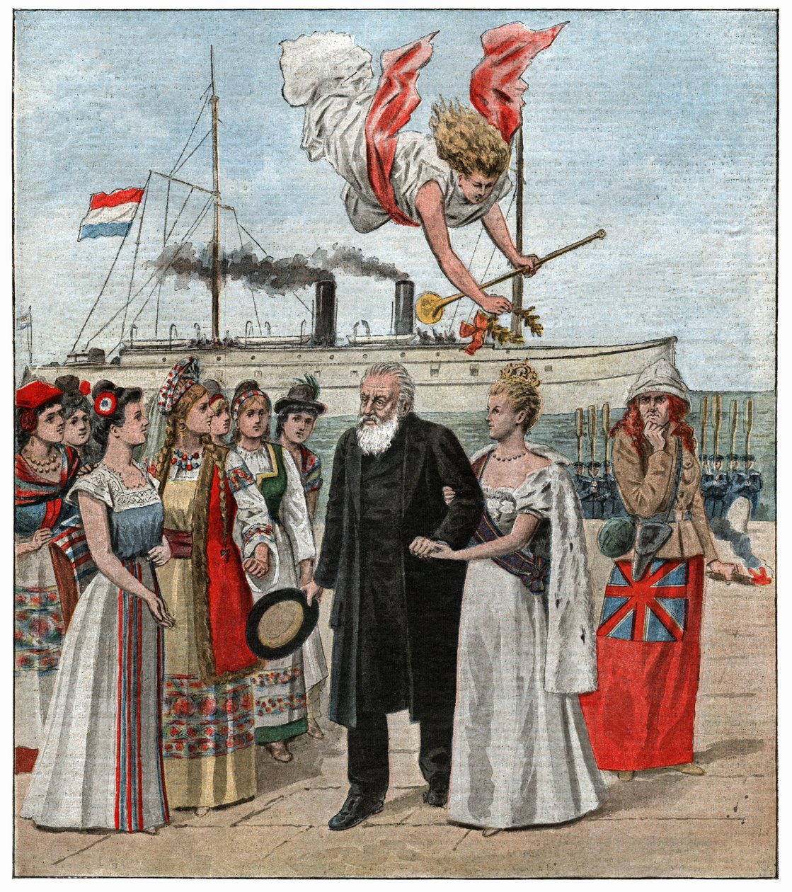 Paul Kruger w Europie autorstwa . .