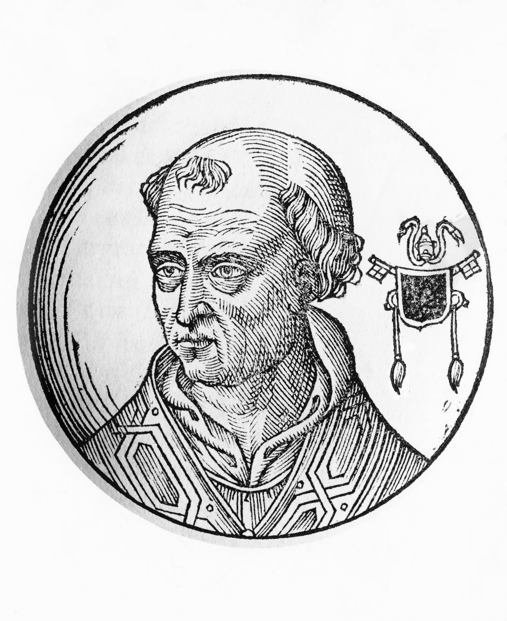 Portret Benedykta III (zm. 858) autorstwa William Walcutt