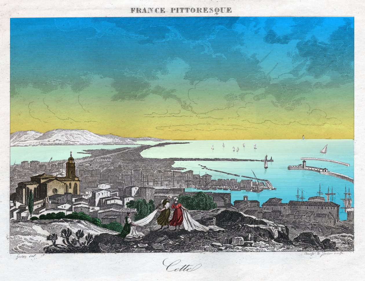 Sete, ok. 1850 (rycina) autorstwa . .