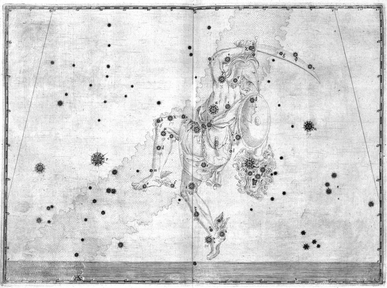 Gwiazdozbiór Perseusza autorstwa Frederick (attr. to) Barnard