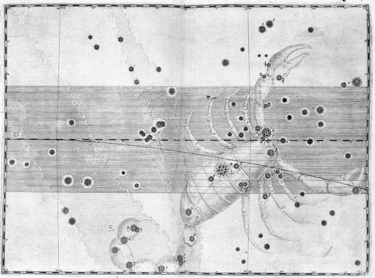 Konstelacja Skorpiona (Skorpiona) autorstwa Frederick (attr. to) Barnard