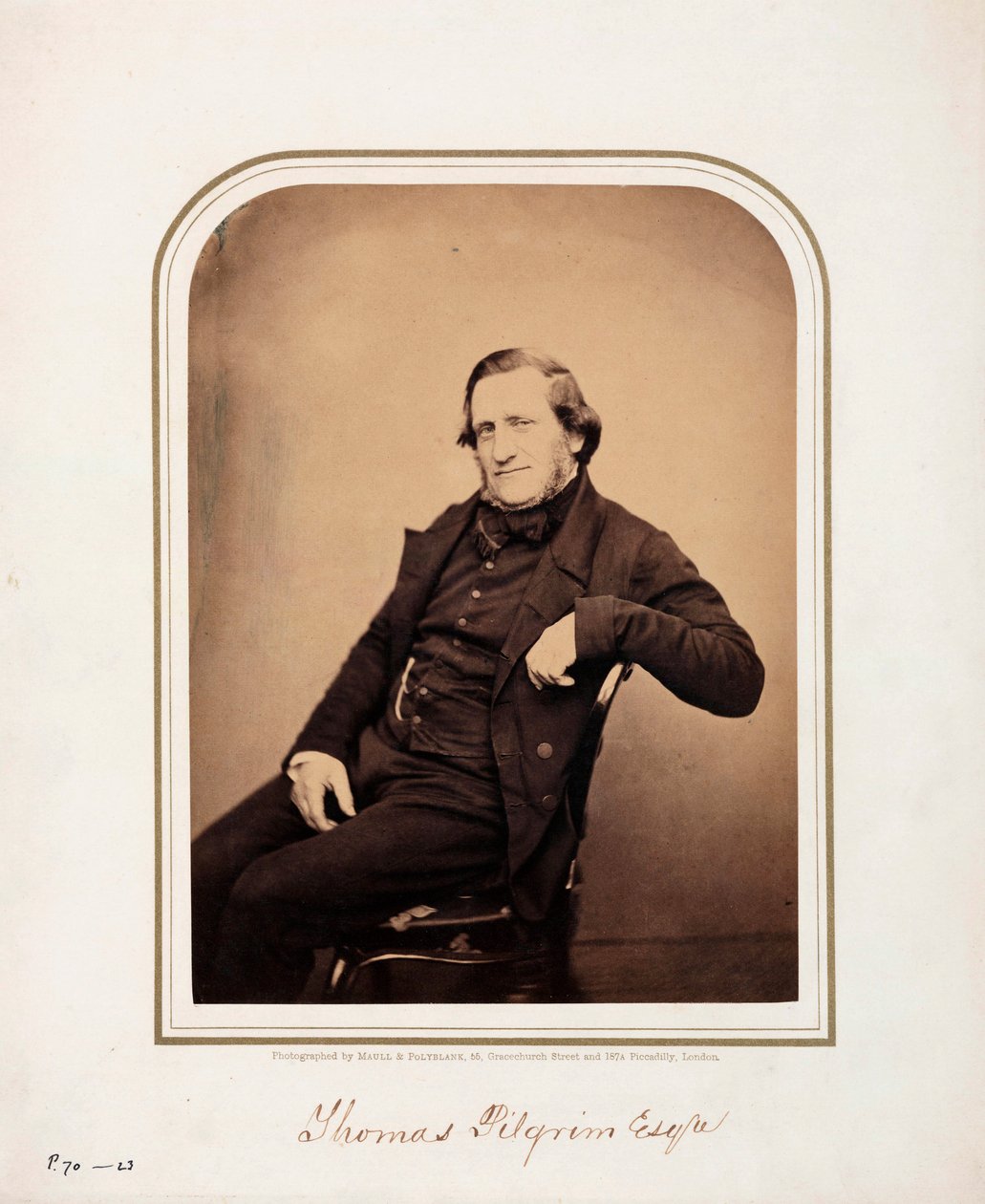 Thomas Pilgrim, ok. 1854-1866 autorstwa Frederick (attr. to) Barnard