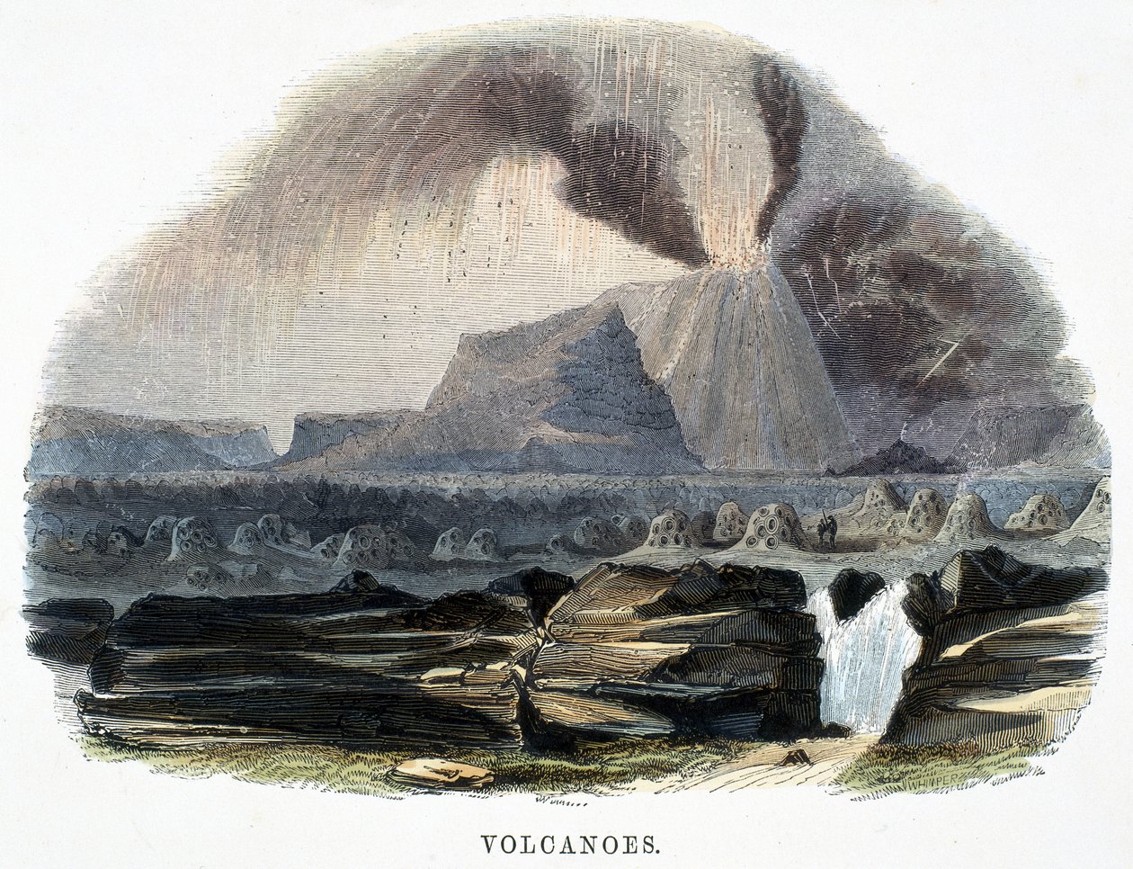 Wulkany autorstwa Frederick (attr. to) Barnard