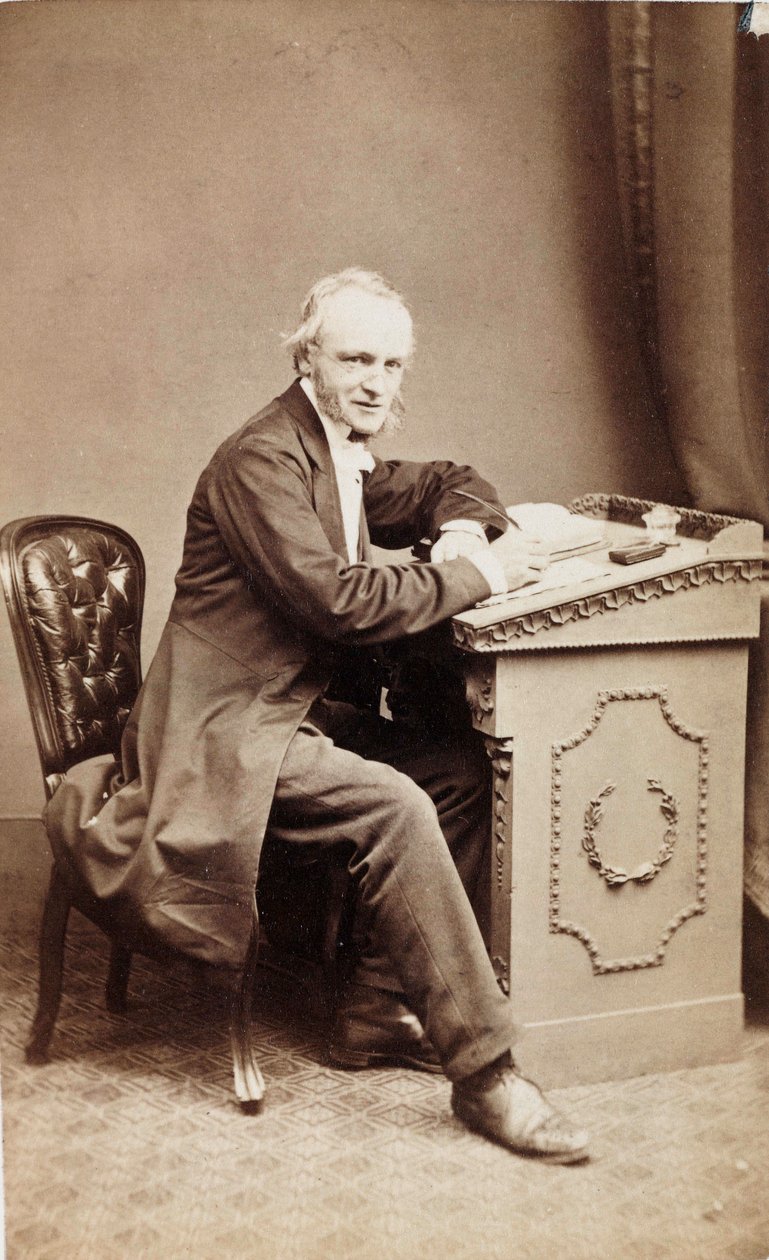 William Crawford Williamson, angielski przyrodnik autorstwa Frederick (attr. to) Barnard