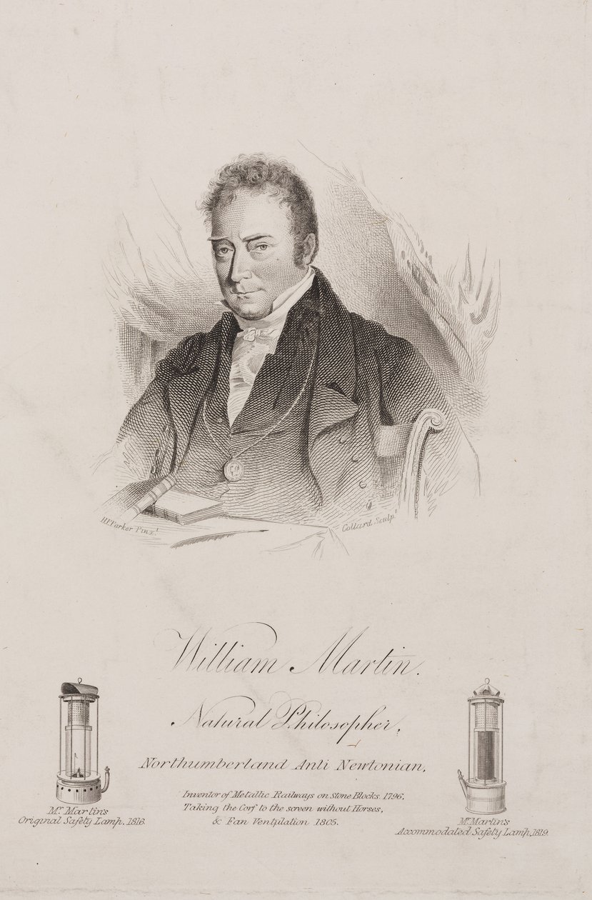 William Martin, angielski poeta i fizyk, ok. 1820 autorstwa Frederick (attr. to) Barnard