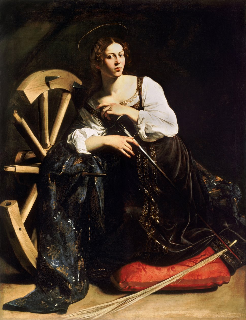 Św. Katarzyna Aleksandryjska autorstwa Caravaggio