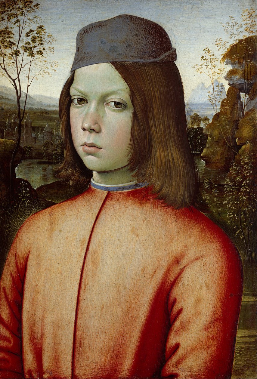 Portret chłopca autorstwa Pinturicchio