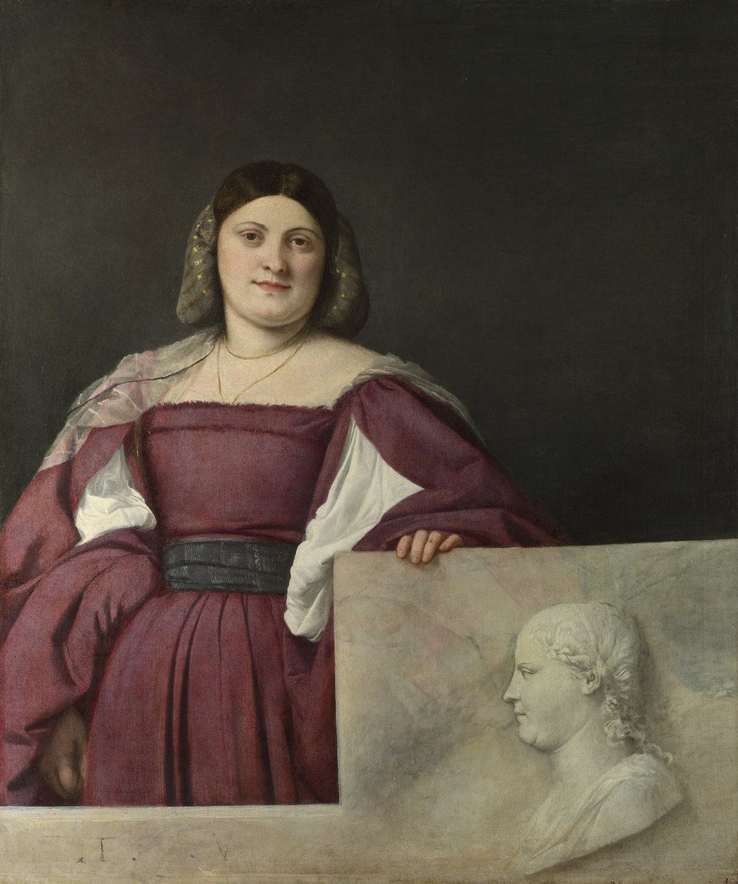 Portret damy („La Schiavona”) autorstwa Tiziano Vecelli