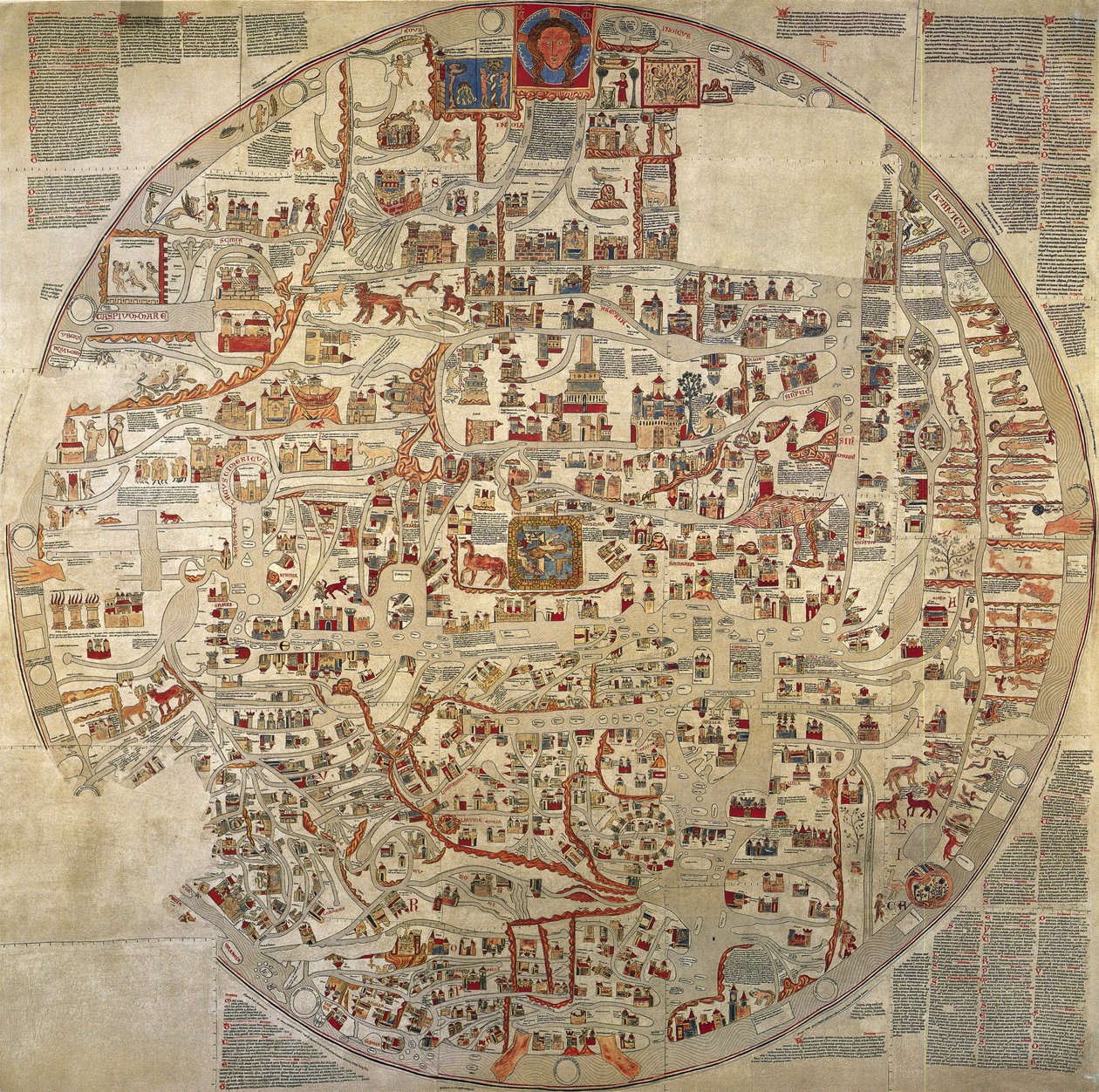 Mapa Ebstorf autorstwa Unknown