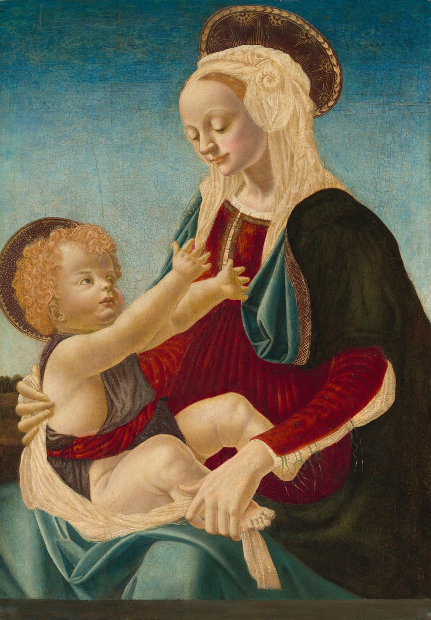 Madonna z Dzieciątkiem autorstwa after Andrea del Verrocchio