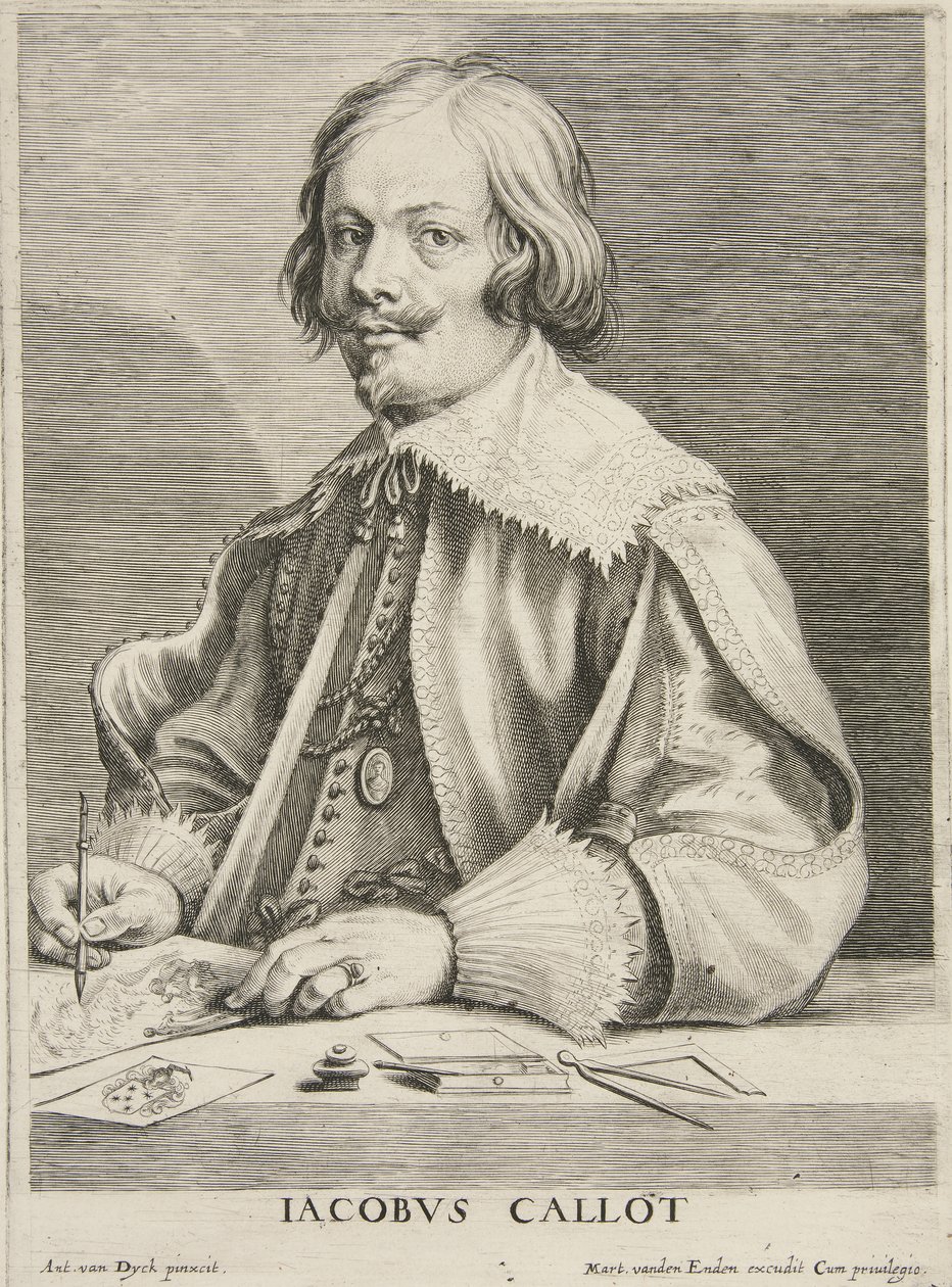 Jacquesa Callota, wyd. 1631 autorstwa after Anthony van Dyck
