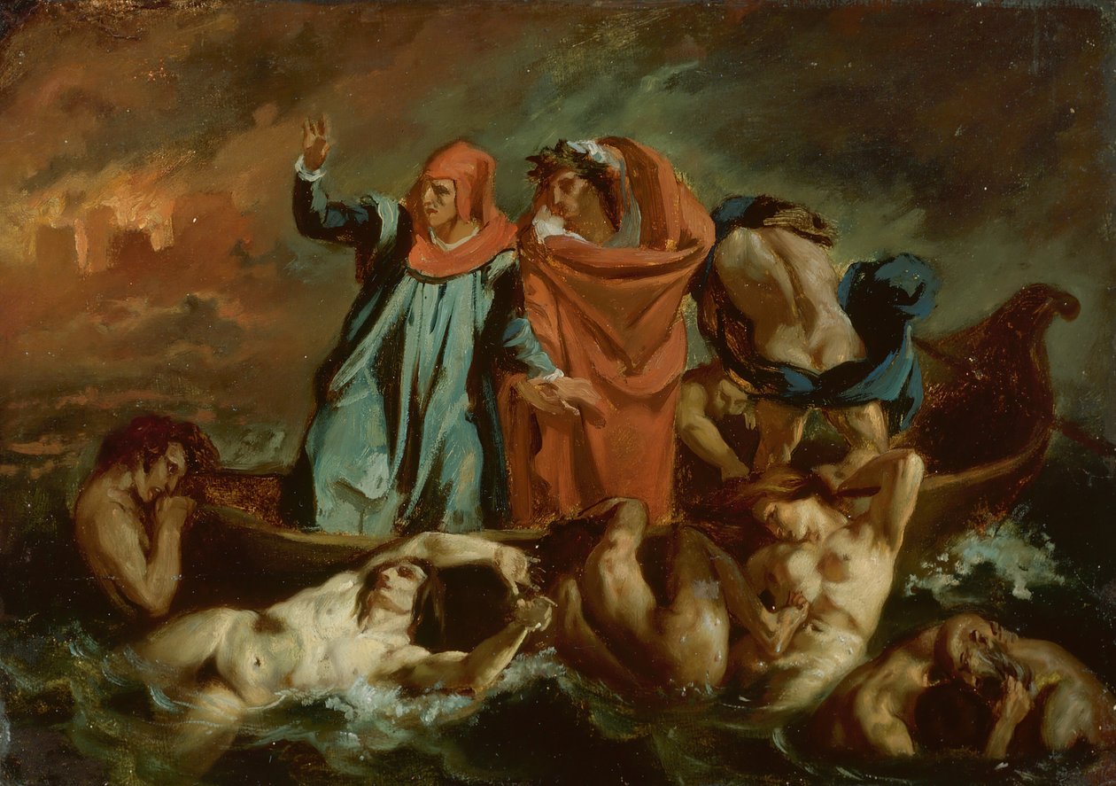Kora Dantego, 184060. autorstwa after Eugène Delacroix