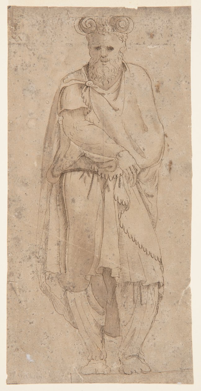 Stojący Atlante (w niewoli Dacian) autorstwa after Giorgio Vasari