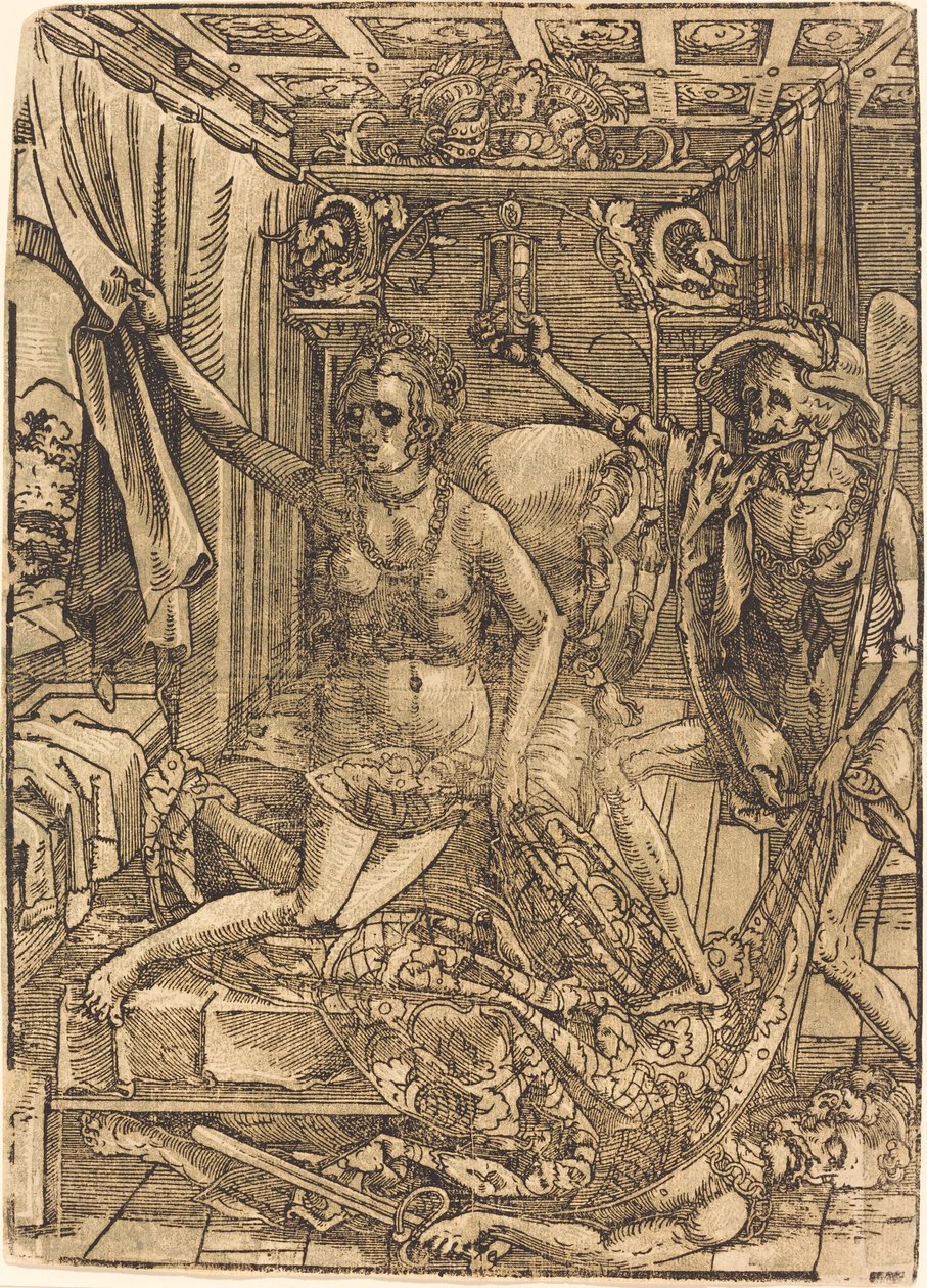 Śmierć i kurtyzana autorstwa after Hans Sebald Beham