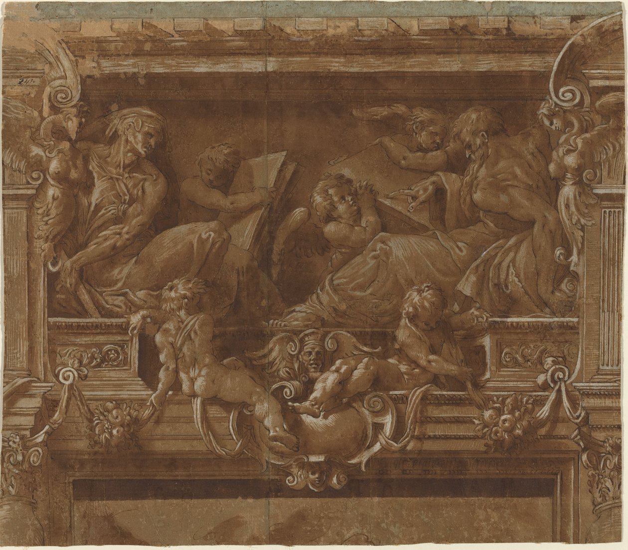 Prorok i Sybil autorstwa after Jacopo Zanguidi Italian 16th Century called Bertoia