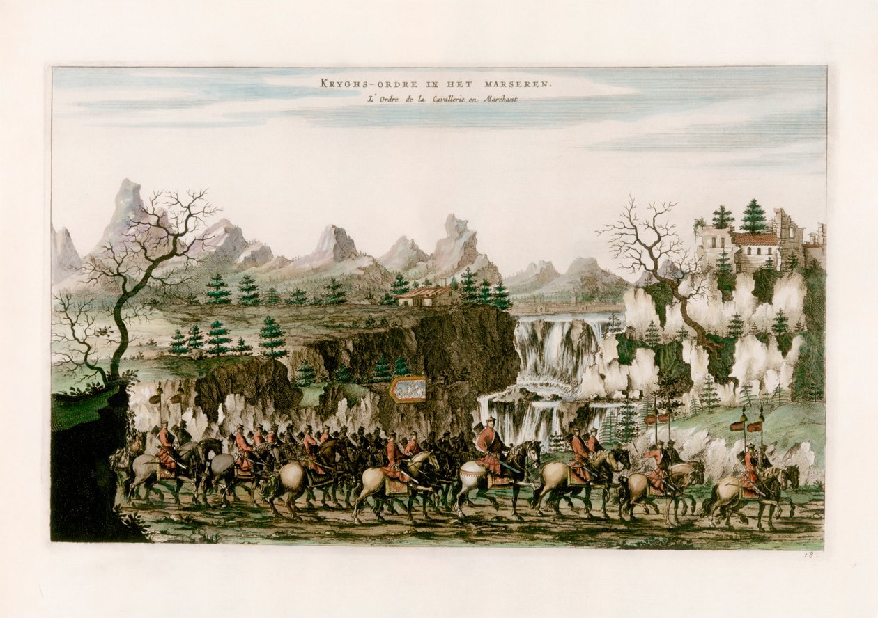 Maszer kawalerii autorstwa after Johannes Nieuhof