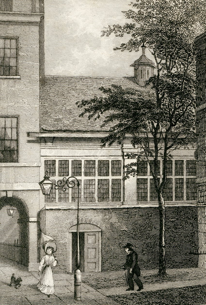 Barnards Inn Hall, 1830 autorstwa Thomas Hosmer after Shepherd