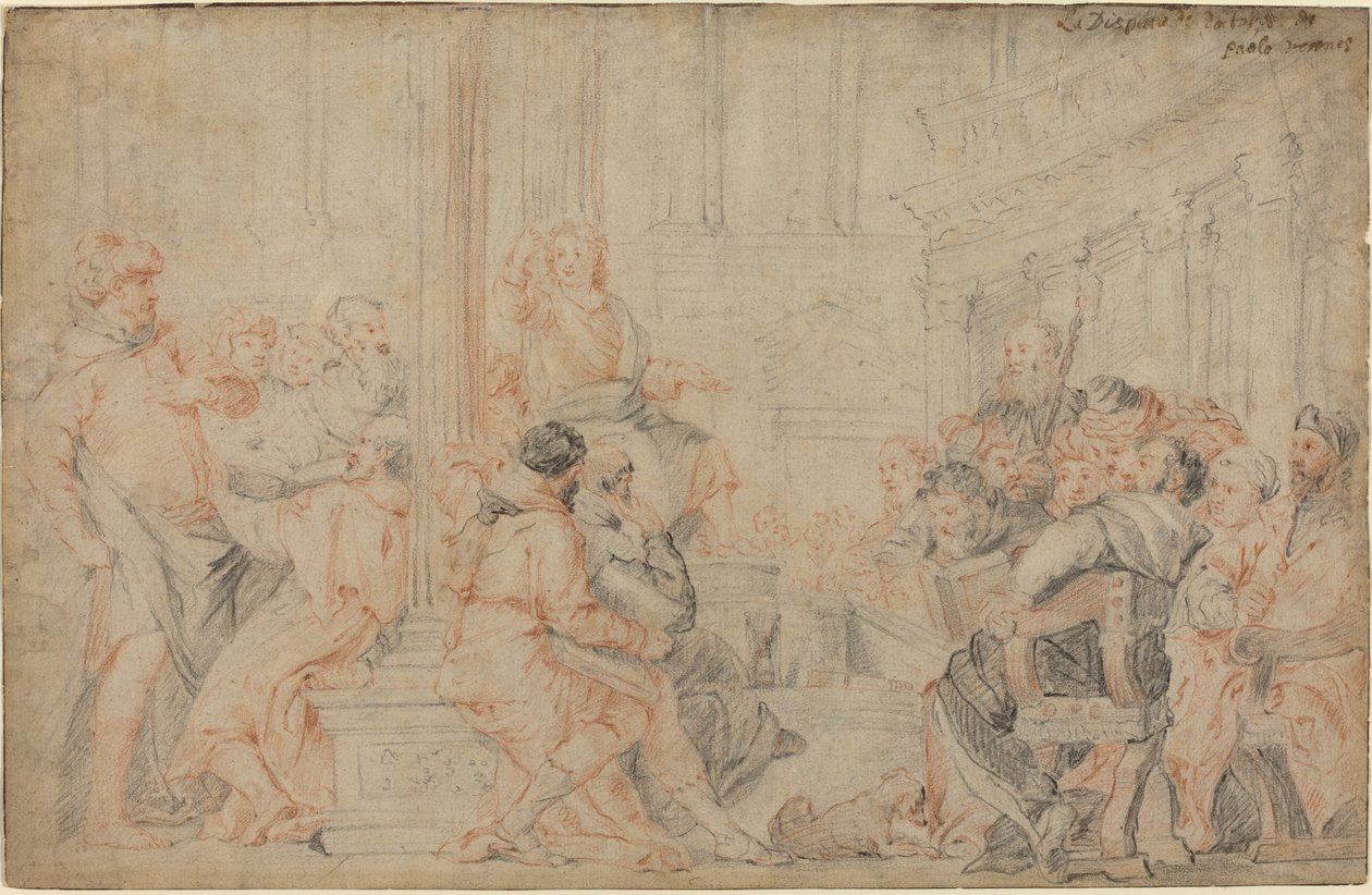 Chrystus wśród lekarzy autorstwa after Veronese