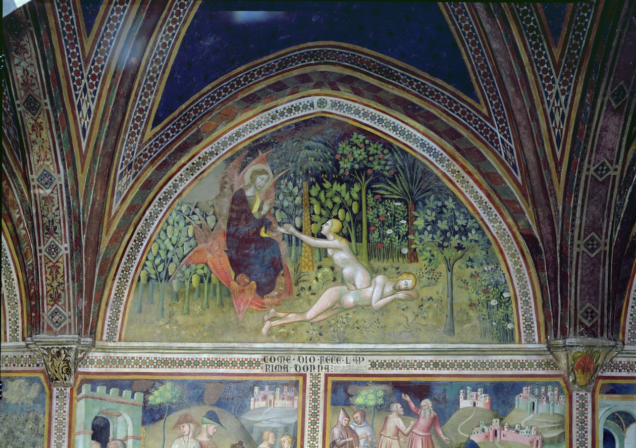 Евагийн бүтээл, 1356-67 поли autorstwa also Manfredi de Battilori Bartolo di Fredi