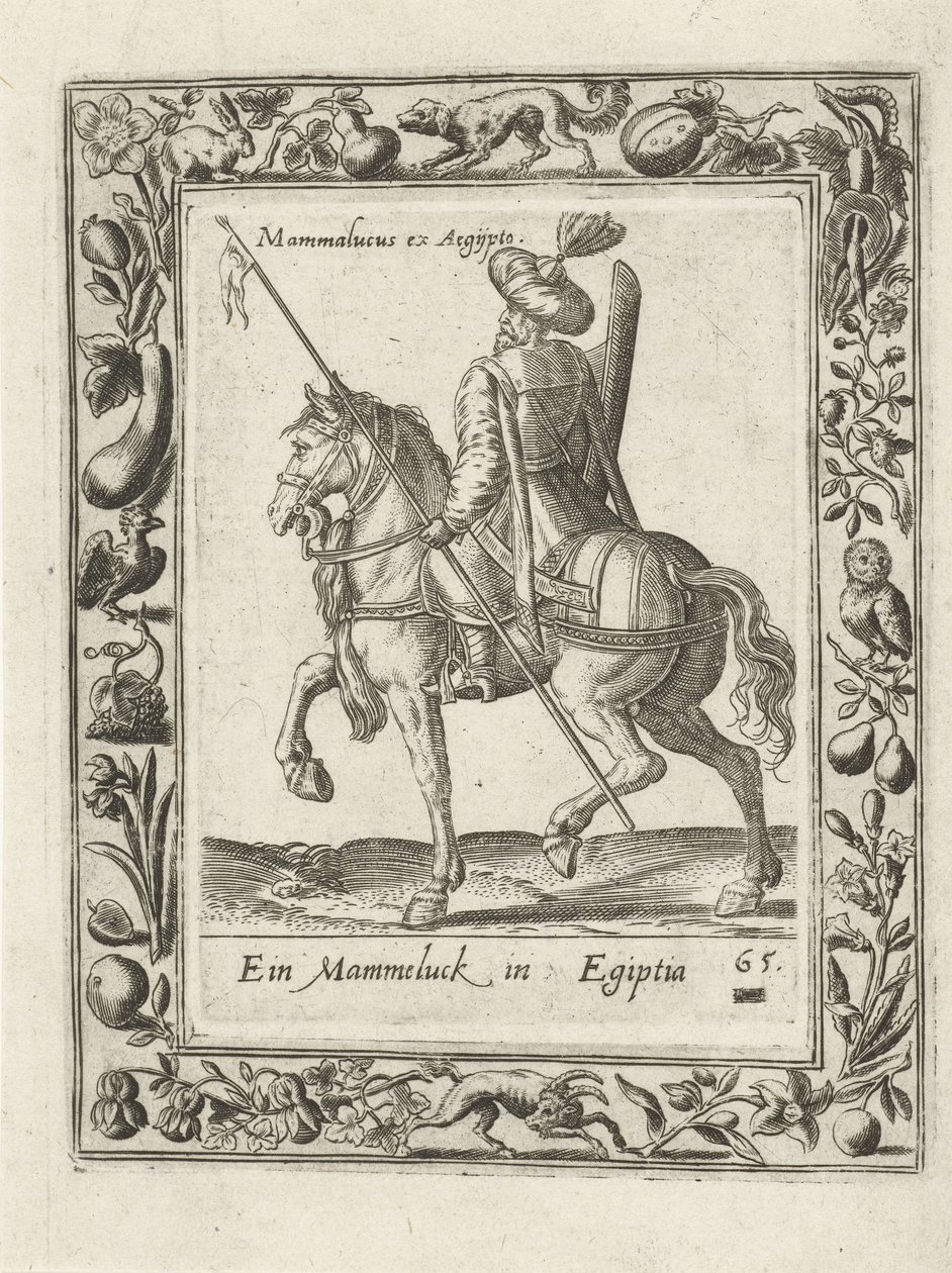 Mameluków na koniu autorstwa anonymous (attributed to)