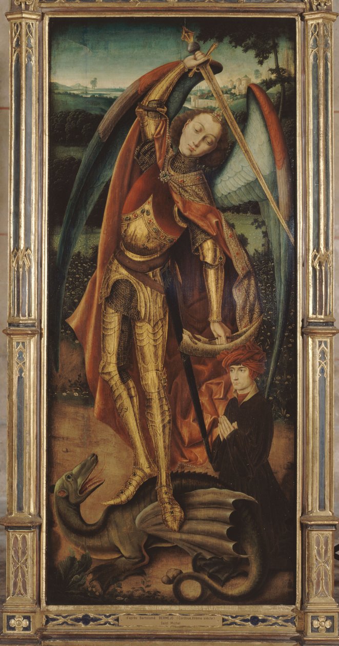 Francuski: Saint Michel terrassant le dragon autorstwa anonymous 