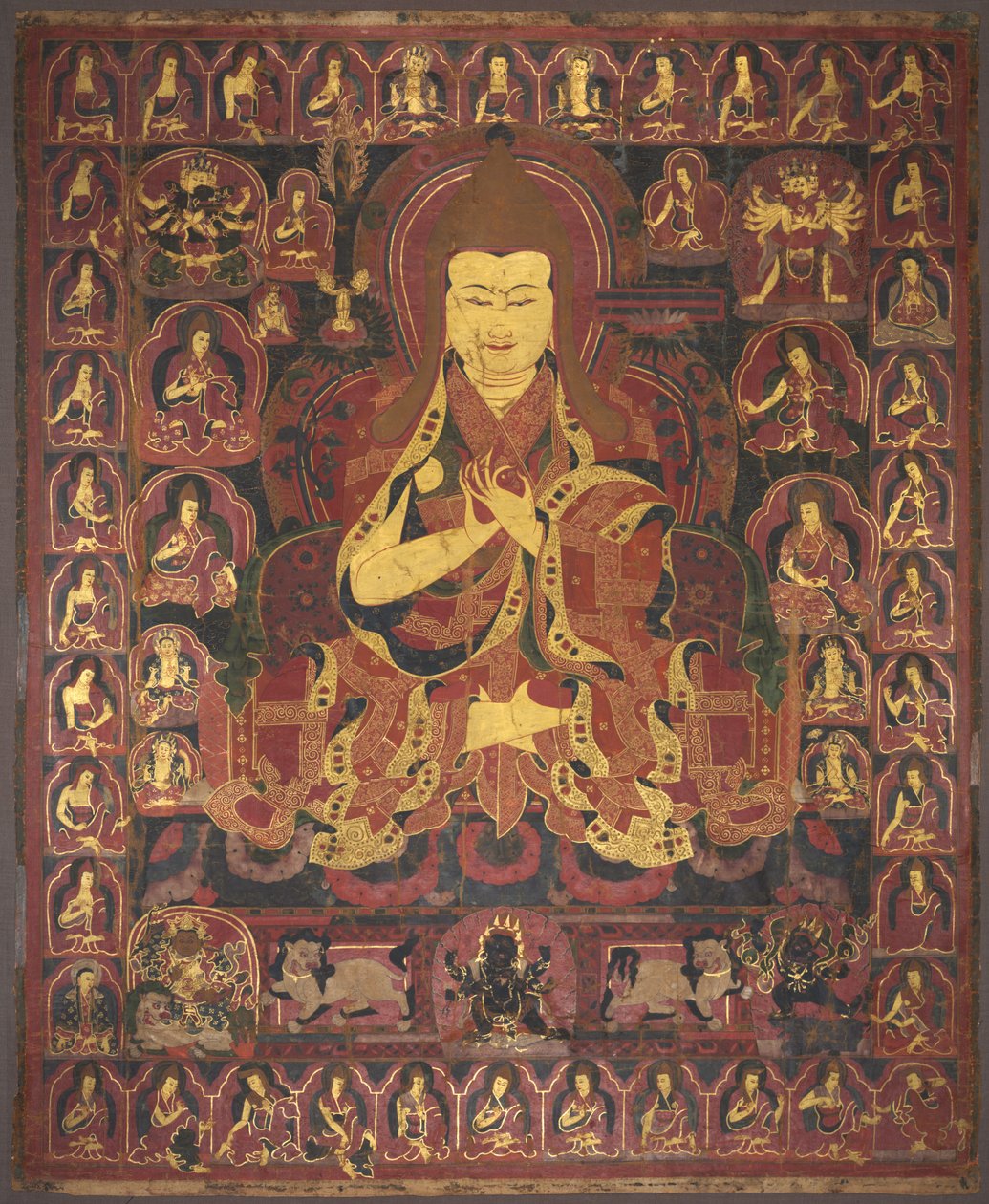 Tsong Khapa, założyciel zakonu Geluk autorstwa anonymous 