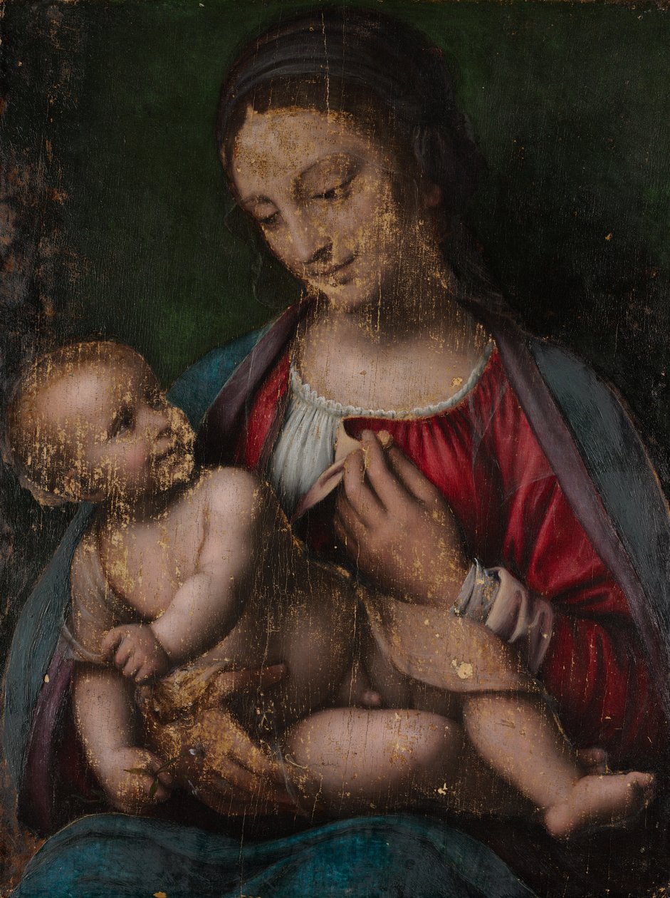 Dziewica i Dziecko autorstwa attributed to Bernardino Luini