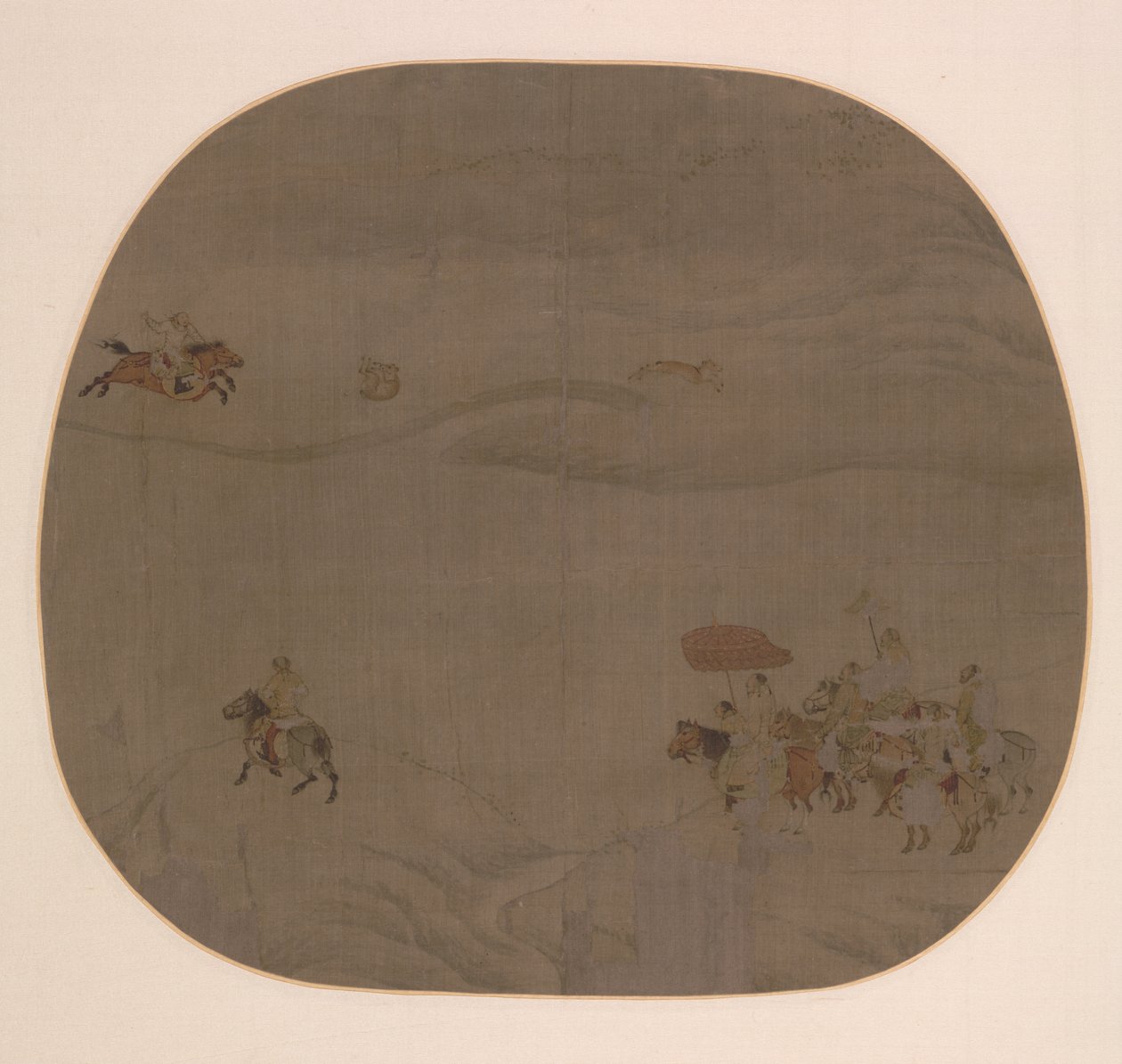 Jesienne polowanie autorstwa attributed to Chen Juzhong