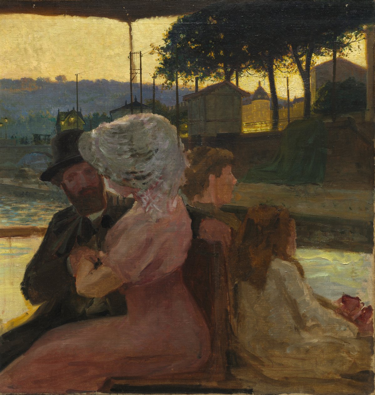 Na rzece autorstwa attributed to Henri Edmond Cross