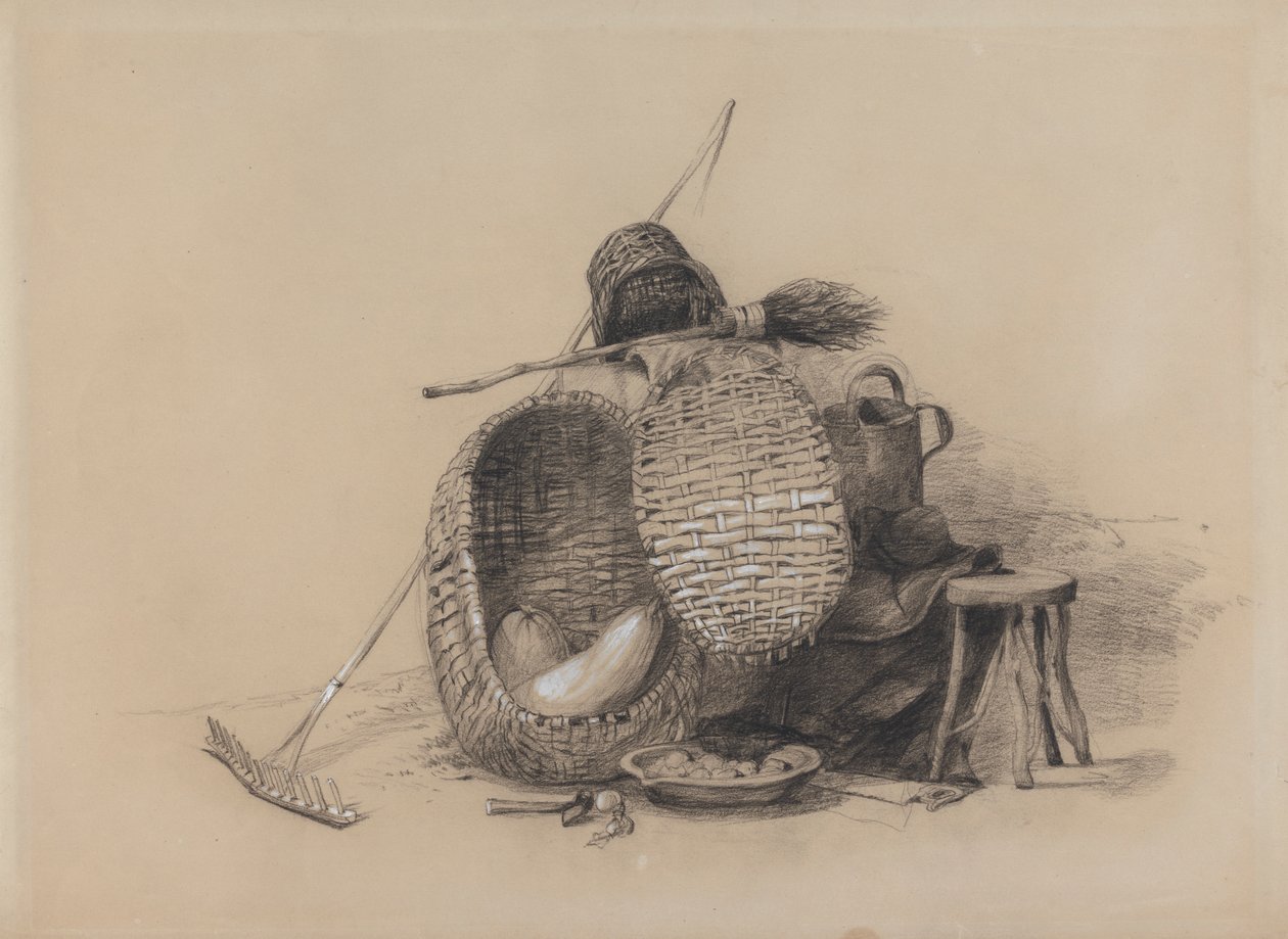 Martwa natura z grabiami autorstwa attributed to Peter DeWint