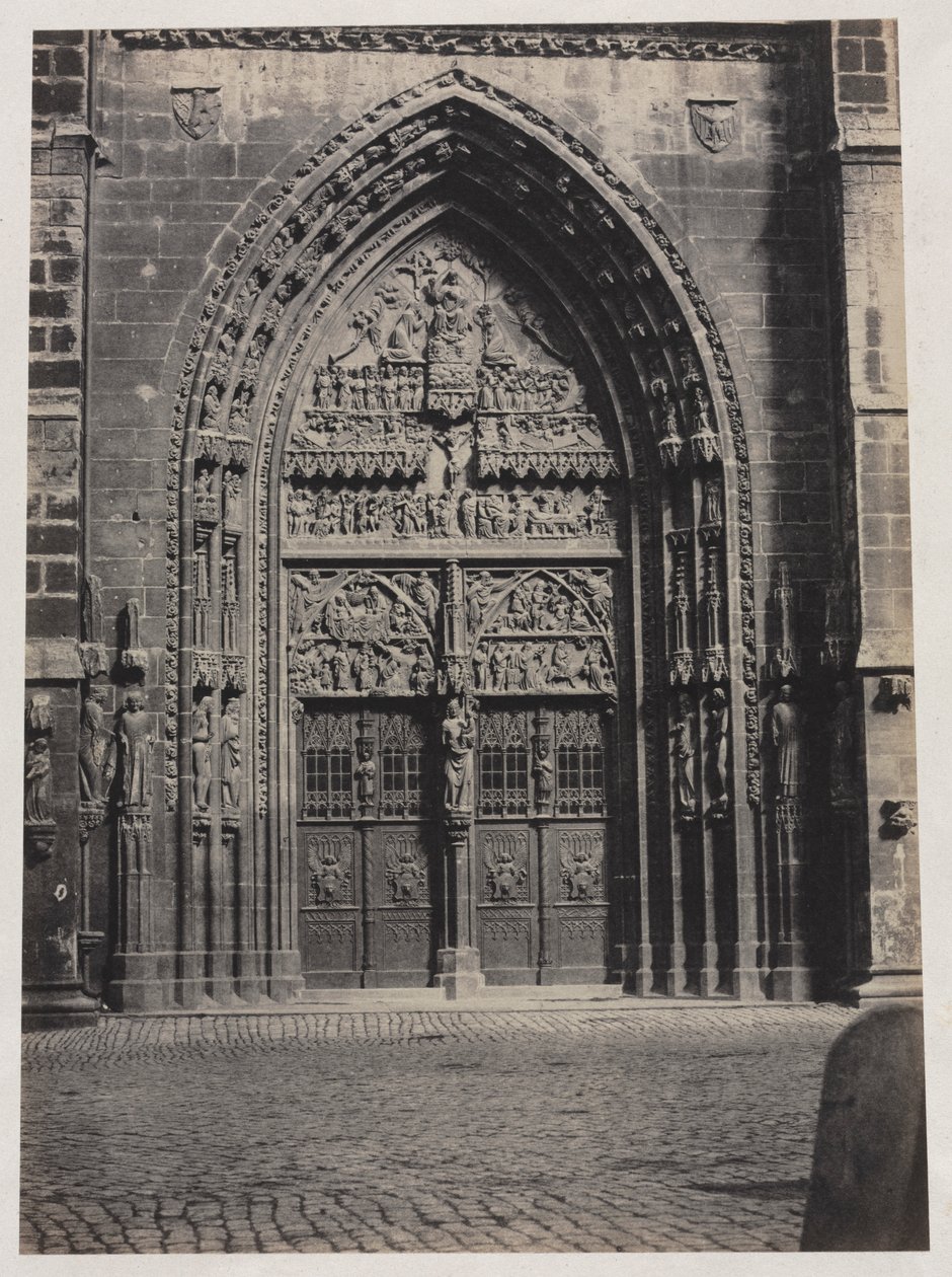 Wejście do katedry św. Lorenza w Norymberdze autorstwa attributed to Schrag