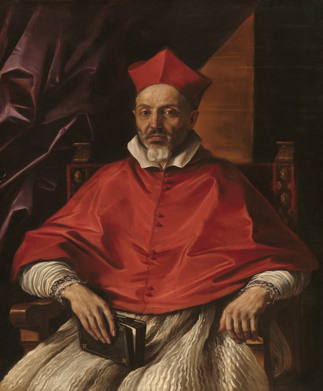 Kardynał Francesco Cennini autorstwa called Guercino Giovanni Francesco Barbieri
