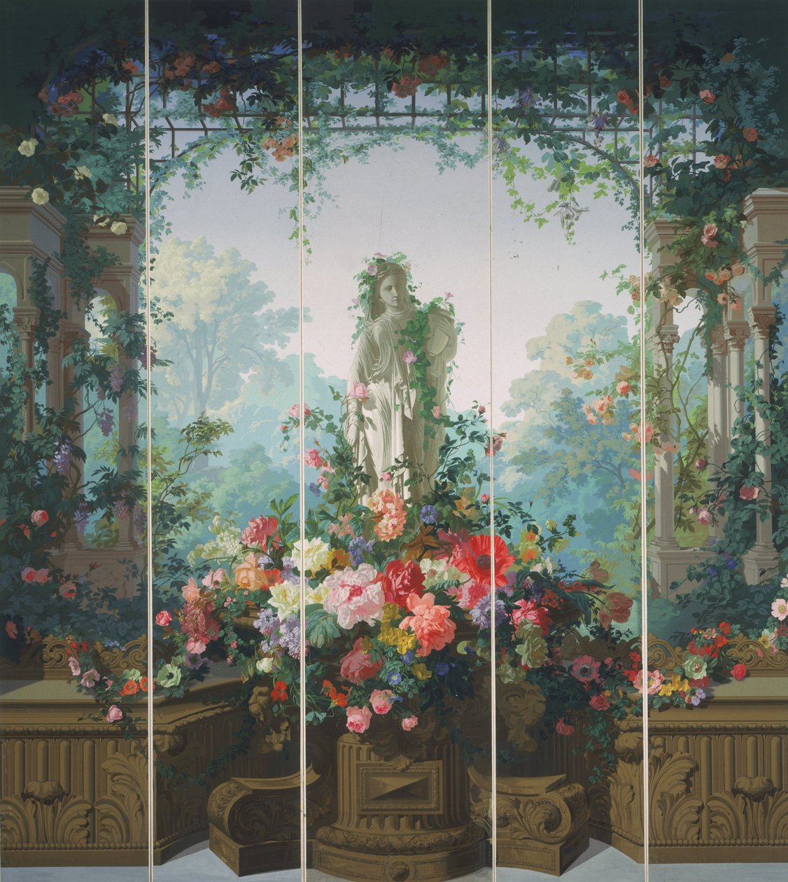 Ogród Armida Tapeta autorstwa Édouard Muller (called Rosenmuller)