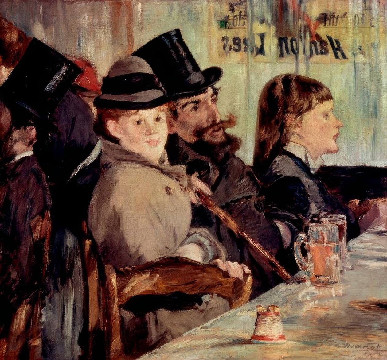 W kawiarni autorstwa Édouard Manet