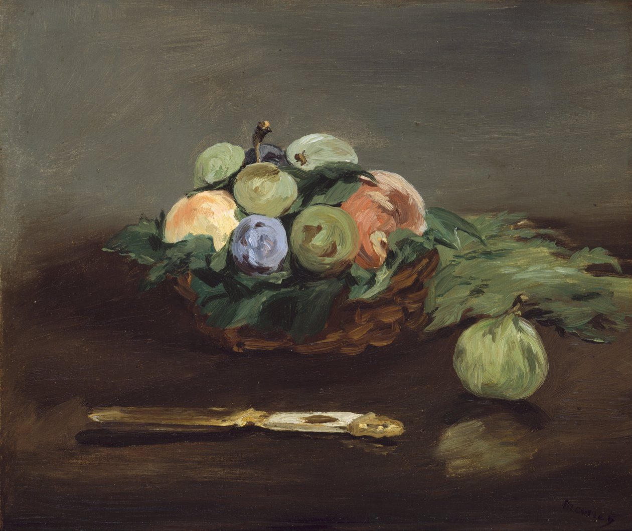 Kosz owoców autorstwa Édouard Manet