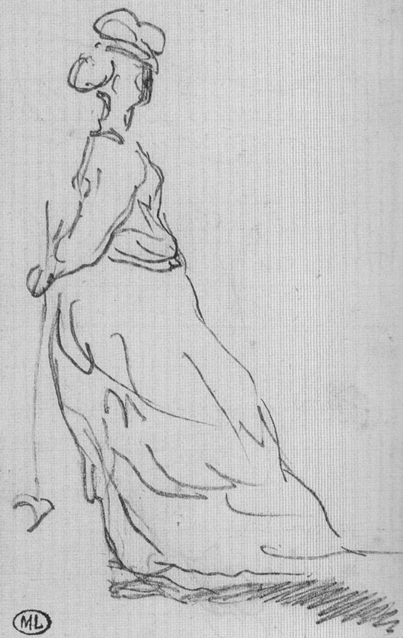 Studium dla Jeanne Gonzales autorstwa Édouard Manet