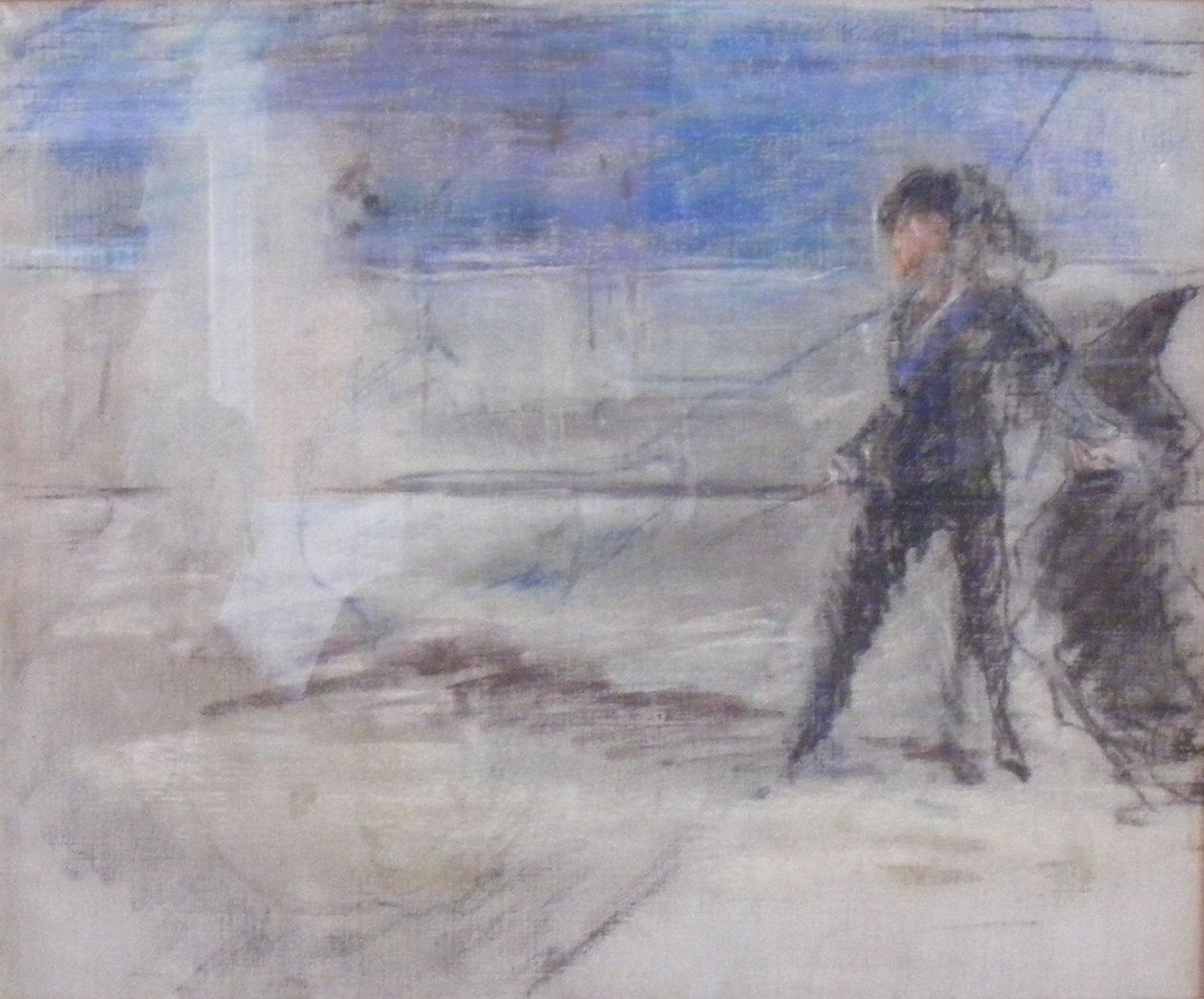 Hamlet i duch autorstwa Édouard Manet