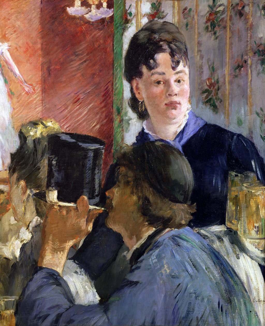 Kelnerka z Bocks, 1878-79 autorstwa Édouard Manet
