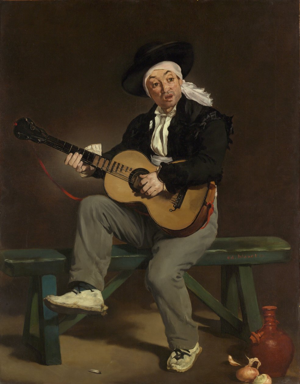 Hiszpańska piosenkarka autorstwa Édouard Manet